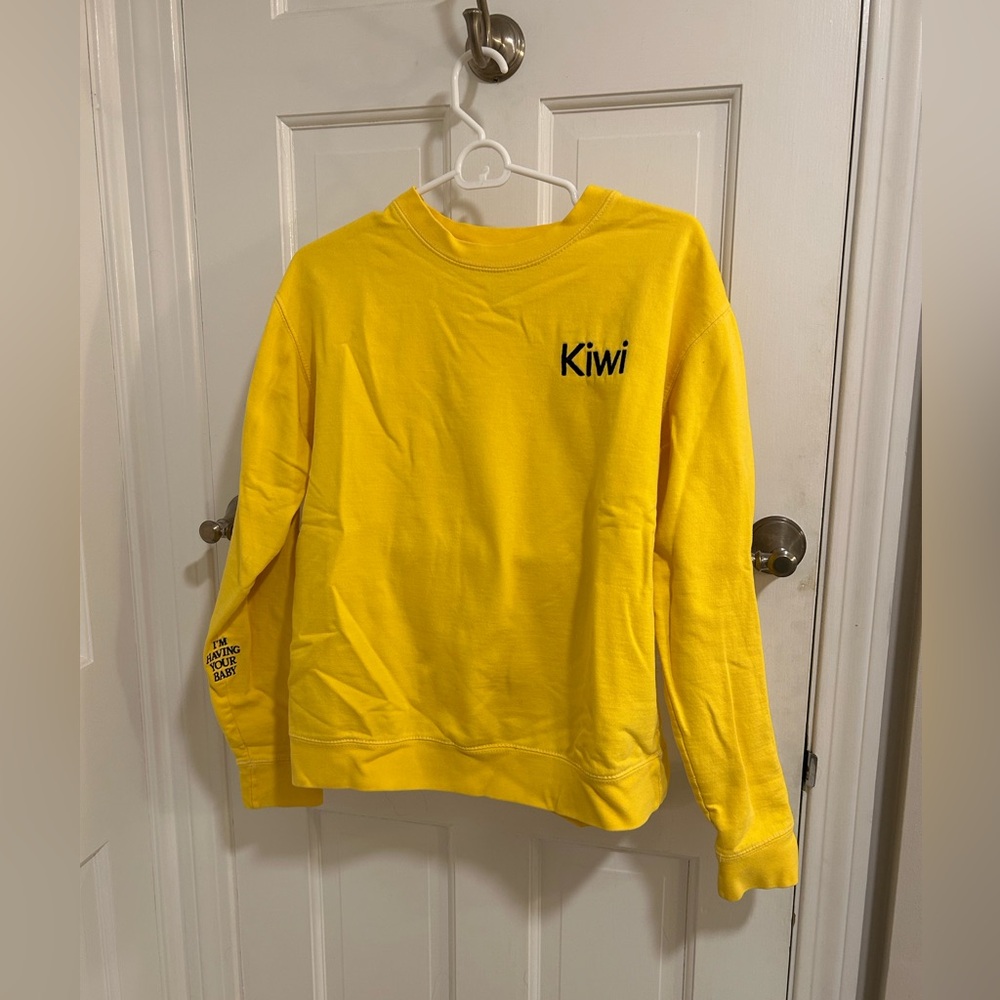 Harry Styles Yellow Kiwi Tour Sweatshirt